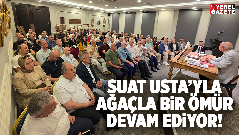 2017 yılı esnaf ahisi, ahşap sanatçısı Suat Yazıcı, “Ağaçla Bir