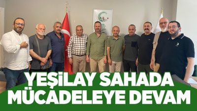 Yerel basın mensuplarıyla biraraya gelerek yaptıkları çalışmaları kamuoyuna aktaran Yeşilay