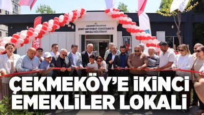 Çekmeköy Belediyesi tarafından Çatalmeşe Mahallesi’nde yapımı tamamlanan Şehit Astsubay Cengizhan Üz Emekli