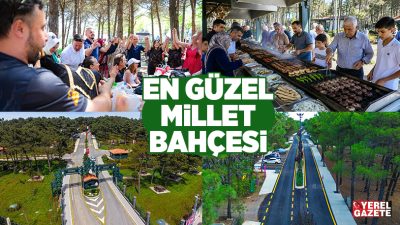 Ümraniye’nin en büyük yaşam alanlarından biri olan Trabzon Millet Bahçesi,