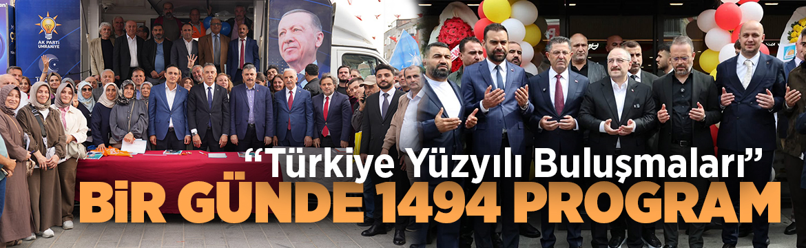 AK Parti’nin “Türkiye Yüzyılı Buluşmaları”