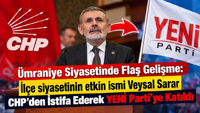 Ümraniye siyasetinin etkin isimlerinden Cumhuriyet Halk Partisi Meclis Üyesi Veysal